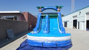 Inflatable water slide