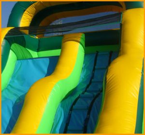 Inflatable 16' Front Load Wavy Water Slide