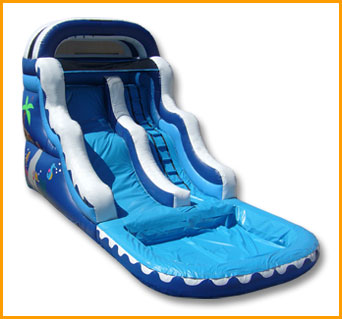 16′ Front Load Wavy Water Slide W024