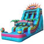 20′ Dual Lane Paradise Sunshine Water Slide W147