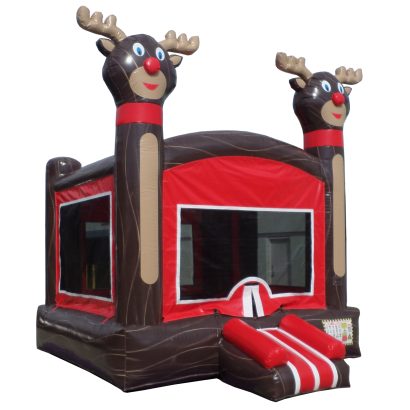 Reindeer Christmas Bounce House J173