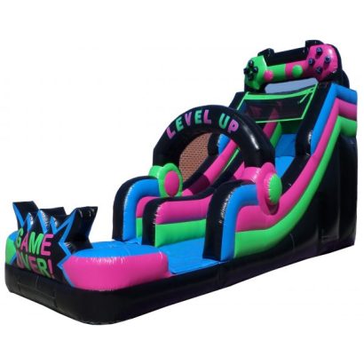 18′ Neon Gamer Water Slide W152
