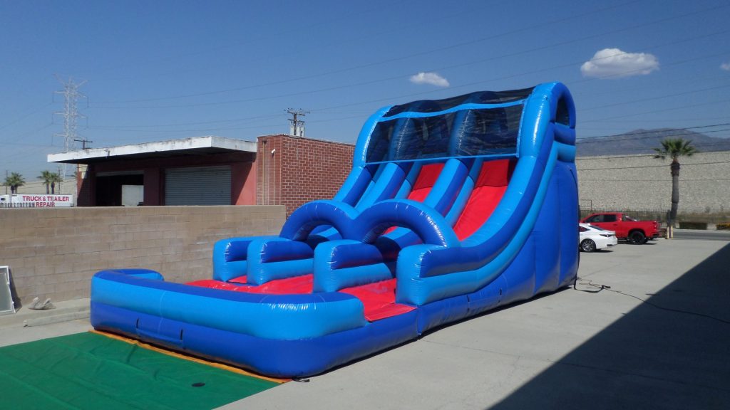 18′ Dual Lane Wet & Dry Slide W146
