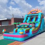 20′ Dual Lane Paradise Sunshine Water Slide W147