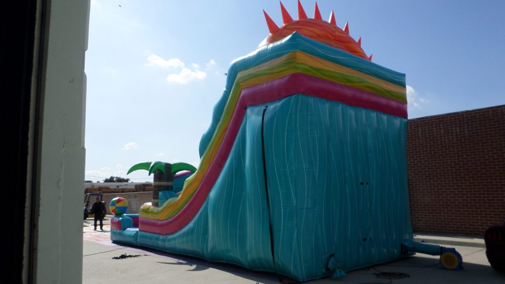 20′ Dual Lane Paradise Sunshine Water Slide W147