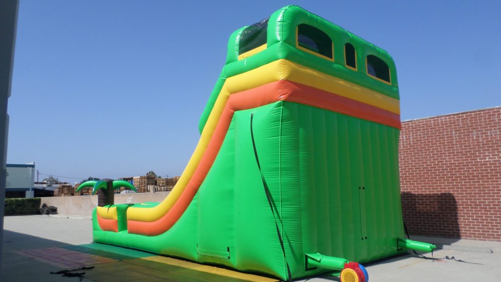 20′ Dual Lane Tropical Slide S041