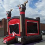 Reindeer Christmas Bounce House J173