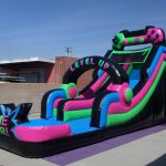 18′ Neon Gamer Water Slide W152