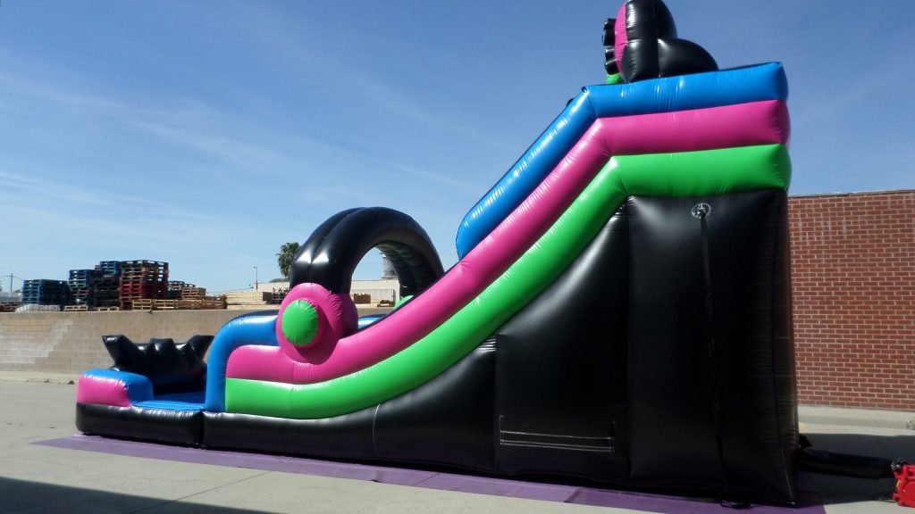 18′ Neon Gamer Water Slide W152
