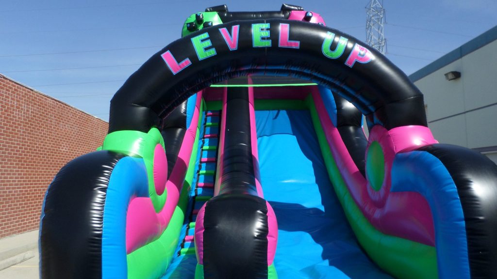 18′ Neon Gamer Water Slide W152