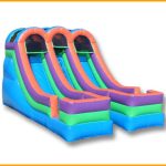 Inflatable 13′ Double Lane Slide S056